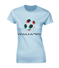 ITALIA 90 LADIES T SHIRT RETRO