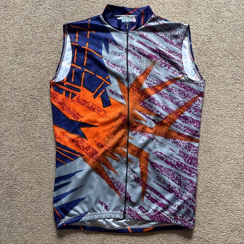Cycling jersey gilet - cycling, vintage